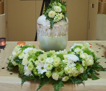 2.04 Halve cirkel  rozen wit